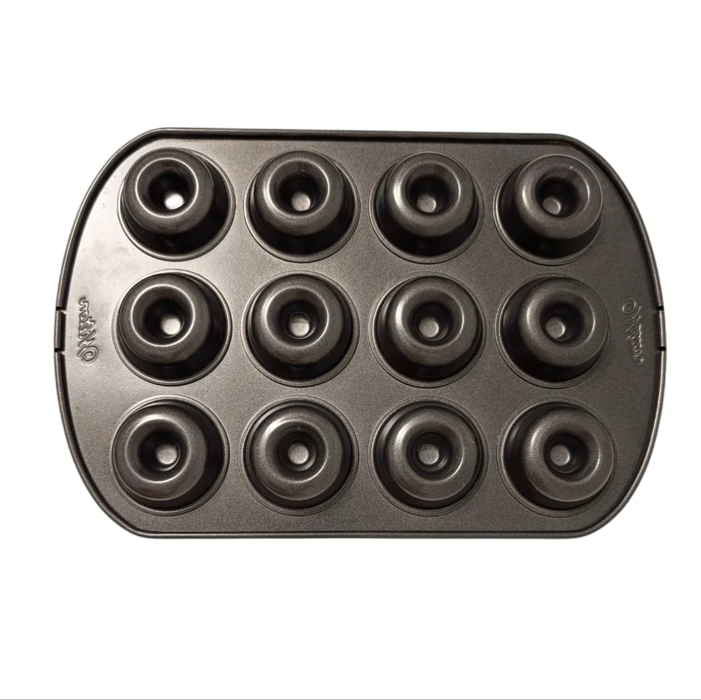 WILTON 12 Mini Doughnut Baking Pan Nonstick Homemaking Kitchen Tools Holiday Fun